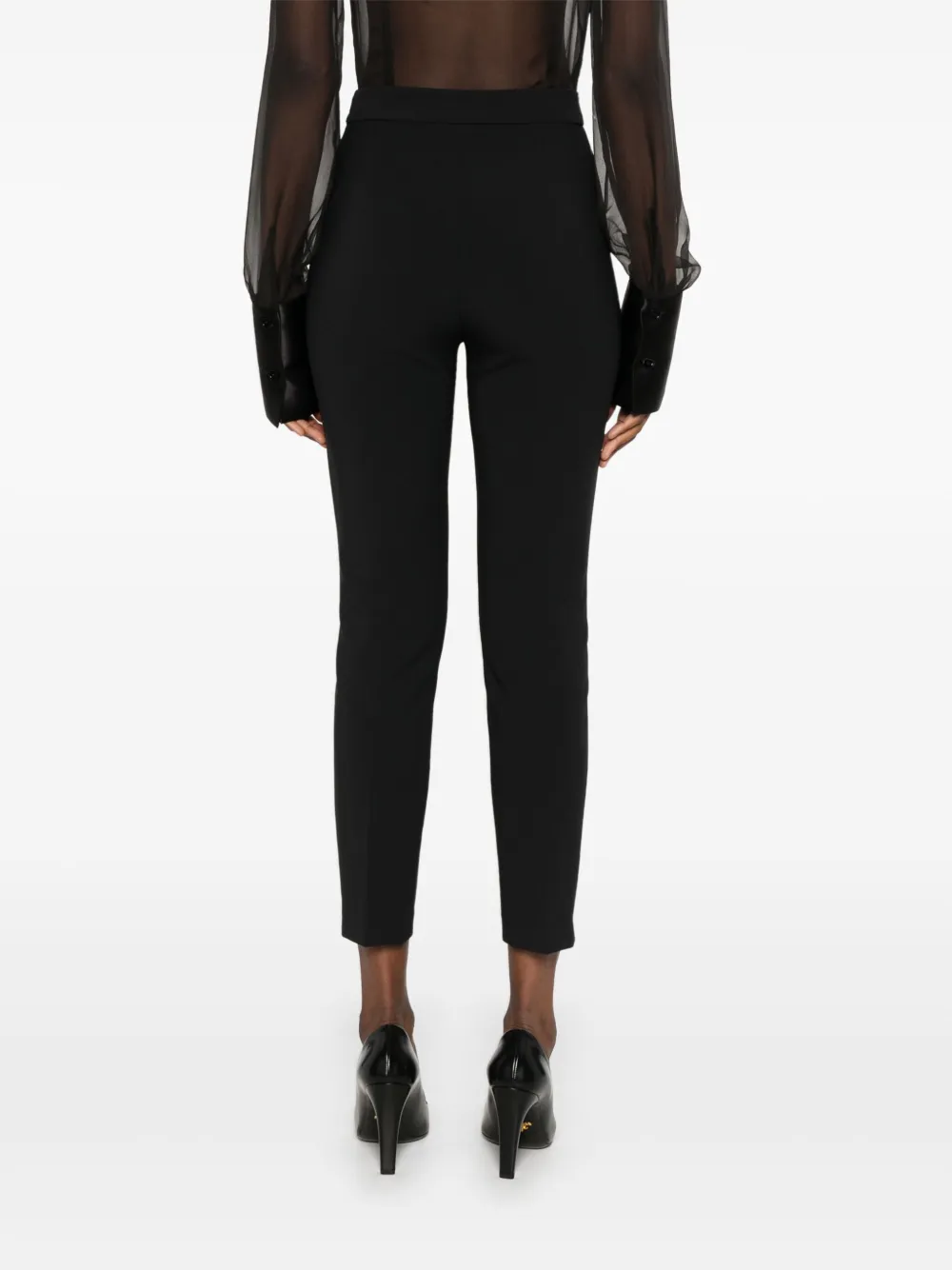 Elisabetta Franchi Straight broek Zwart