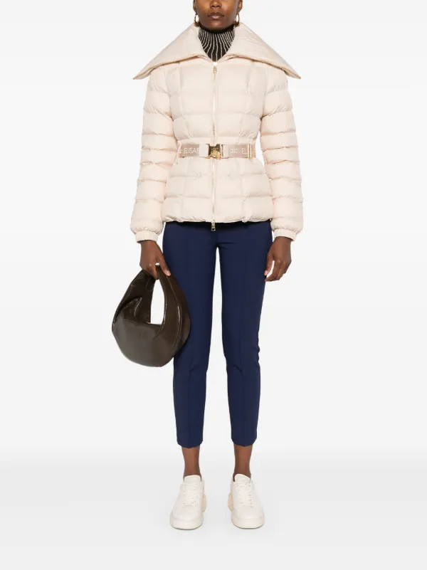 Elisabetta Franchi Padded Jacket | Neutrals | FARFETCH GR