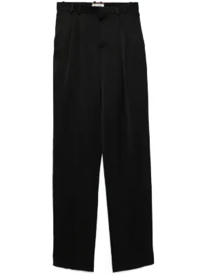 Saint Laurent ハイウエストテーラードパンツ Saint Laurent ハイウエスト テーラードパンツ | ブラック | FARFETCH JP