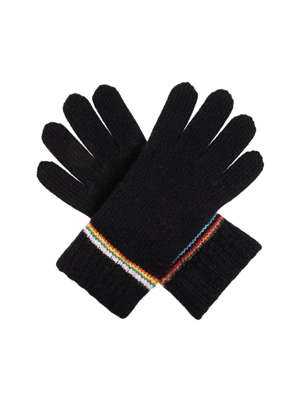 Shop Paul Smith Stripped Gloves In 79