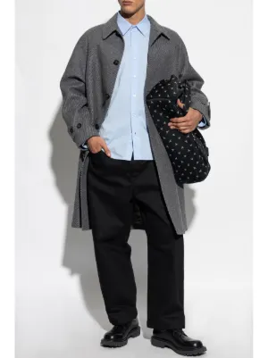 【OFFICINE GENERALE】サテントリム ウール混 コート sisam｜OCツイルヒヨクコート【オーガニックコットン