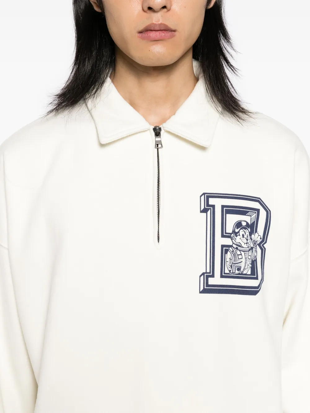 Billionaire Boys Club Sweater met logoprint Wit