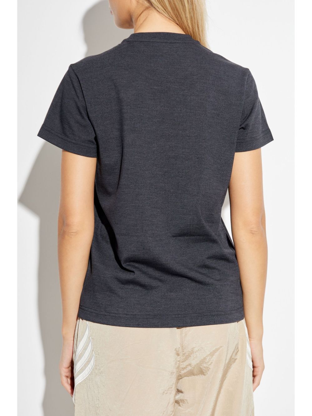 Shop Y-3 Logo-print T-shirt In Grey