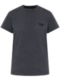 Y-3 logo-print T-shirt - Grey