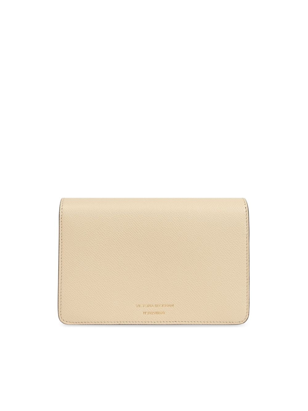 Shop Victoria Beckham Leather Shoulder Bag In Neutrals