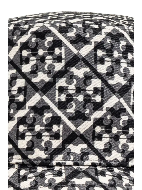 Tory Burch Jacquard Bucket Hat Black FARFETCH KW