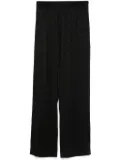 Marine Serre Moon and Sun-jacquard track trousers - Black