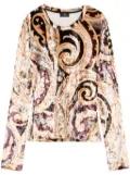 ETRO graphic-print top - Gold