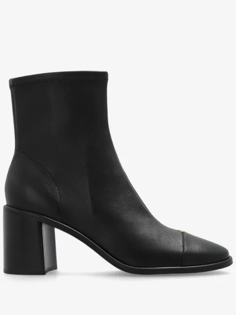 Tory Burch cap-toe heel ankle boots 70mm