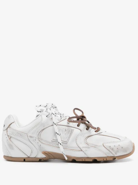 Miu Miu x New Balance leather sneakers