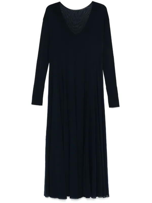 【送料&関税込】Jil Sander Dress With Logo Jil Sander Zip Front Vestito Dress in Black | Santa Fe Dry