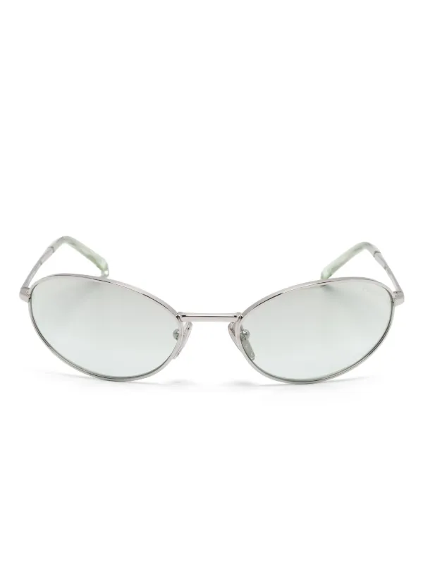 小物 PRADA halfrim sunglasses silver 25190294_55483468_600.jpg