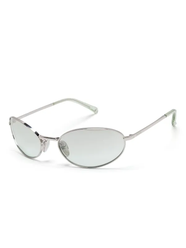 小物 archive PRADA l sunglasses silver Auth PRADA Sunglasses Silver Gray used from Japan | eBay