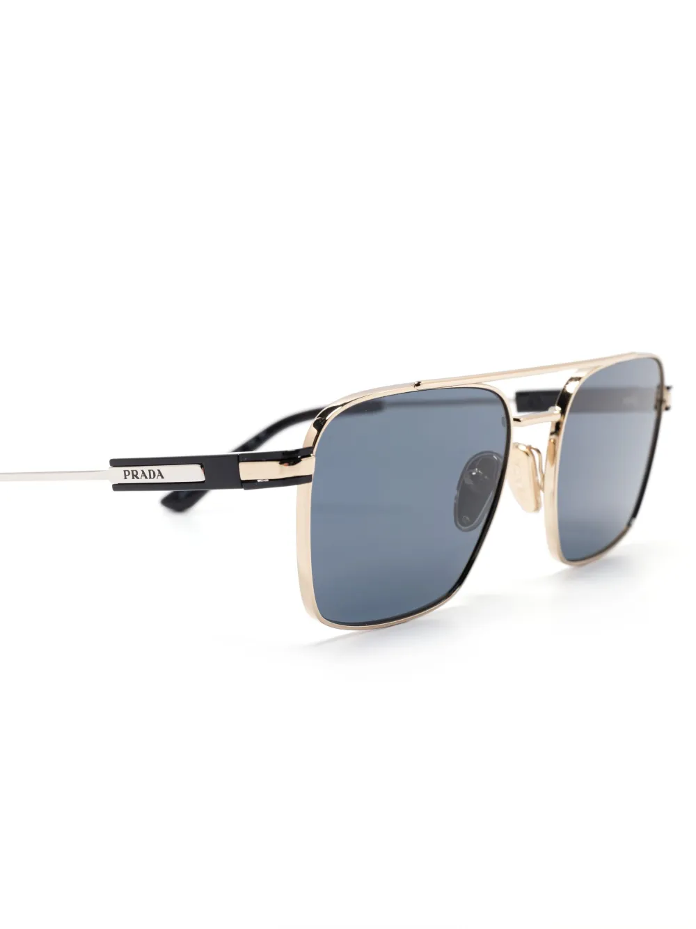 Prada Eyewear Zonnebril met navigator montuur Zwart
