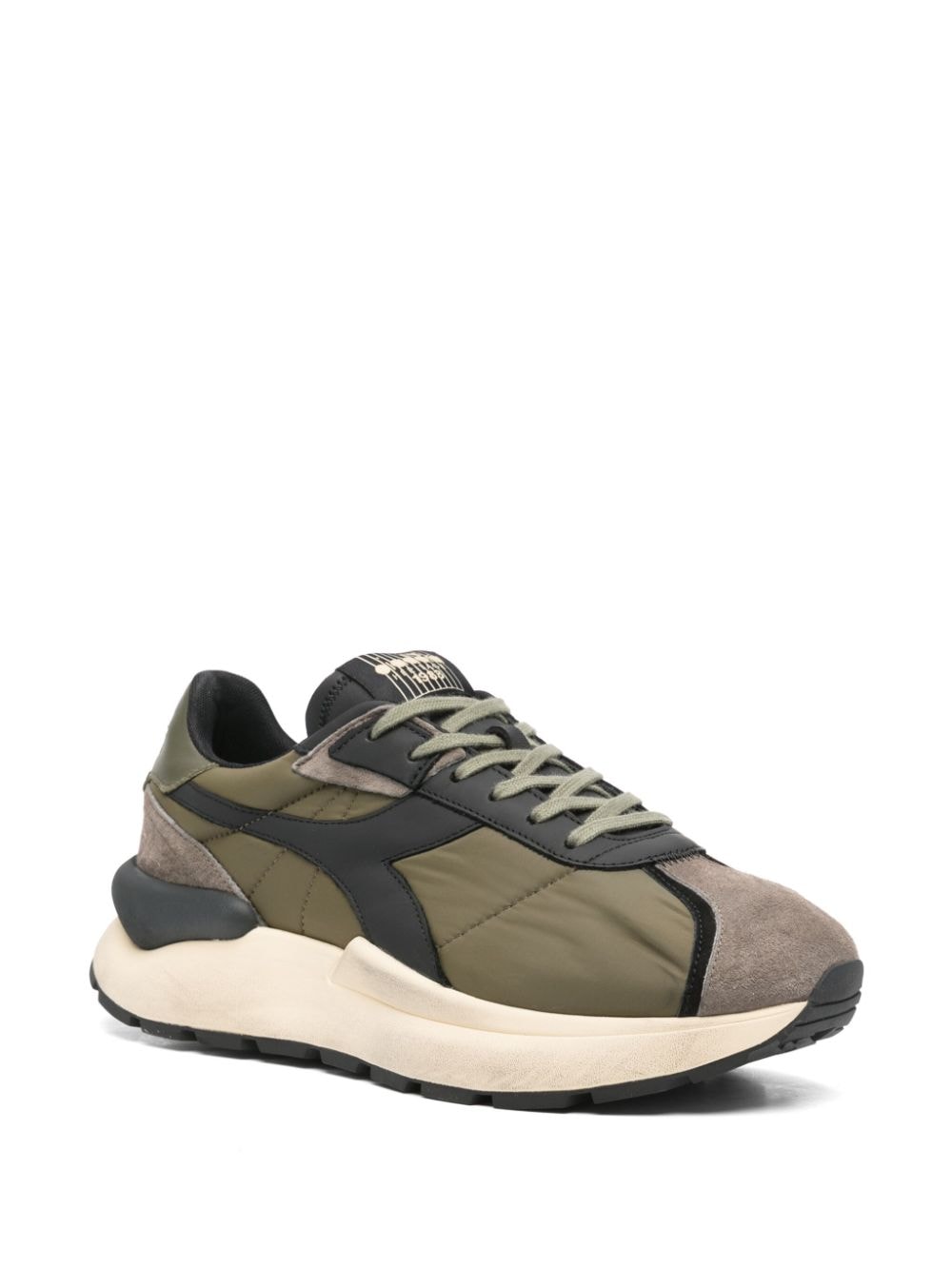 Shop Diadora Mercury Elite Sneakers In Green