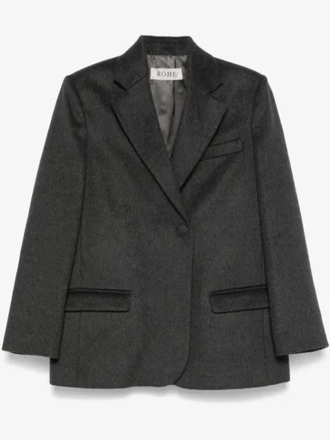Róhe blazer con efecto melange