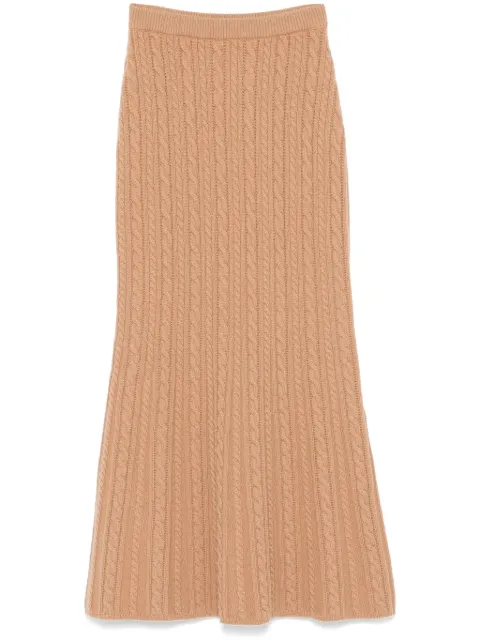 Alessandra Rich cable-knit maxi skirt