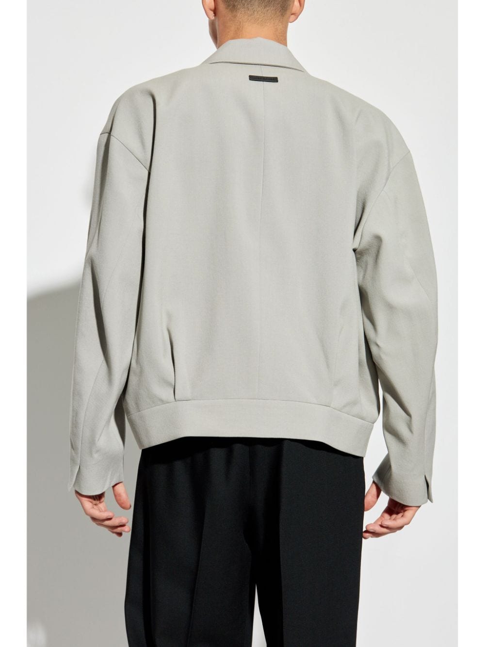 Shop Fear Of God Notch-lapel Bomber Jacket In 039 Paris Sky