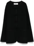 Róhe toggle-fastening jacket - Black