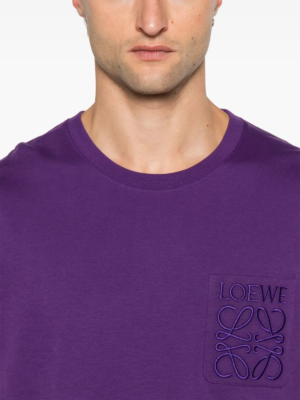 Loewe Anagram T-shirt In Violett