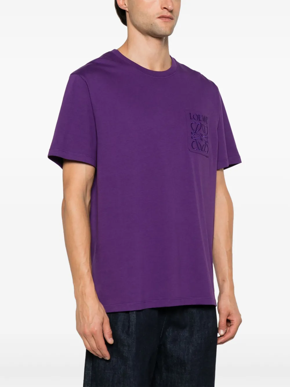 Loewe Anagram T-shirt In Violett