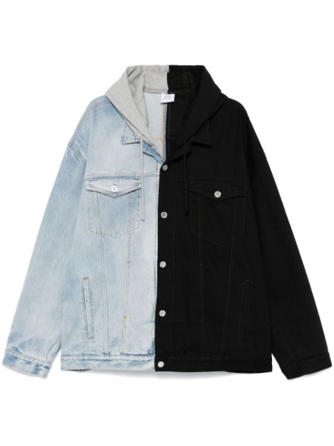 VETEMENTS Split denim jacket 