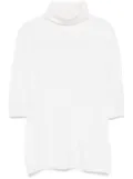 Allude roll-neck sweater - White