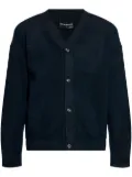 Emporio Armani virgin-wool cardigan - Blue
