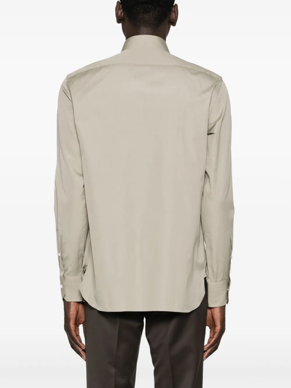 Zegna Katoenen overhemd Grijs