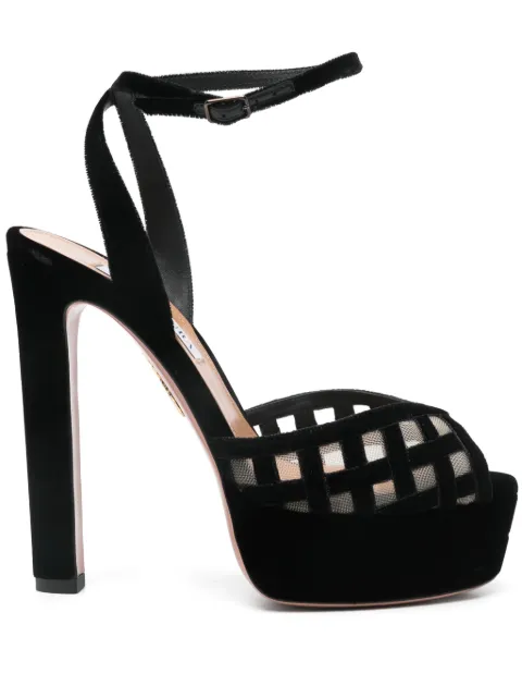 Aquazzura 130mm Romance Plateau sandals RMNHIGB1VFM - 0