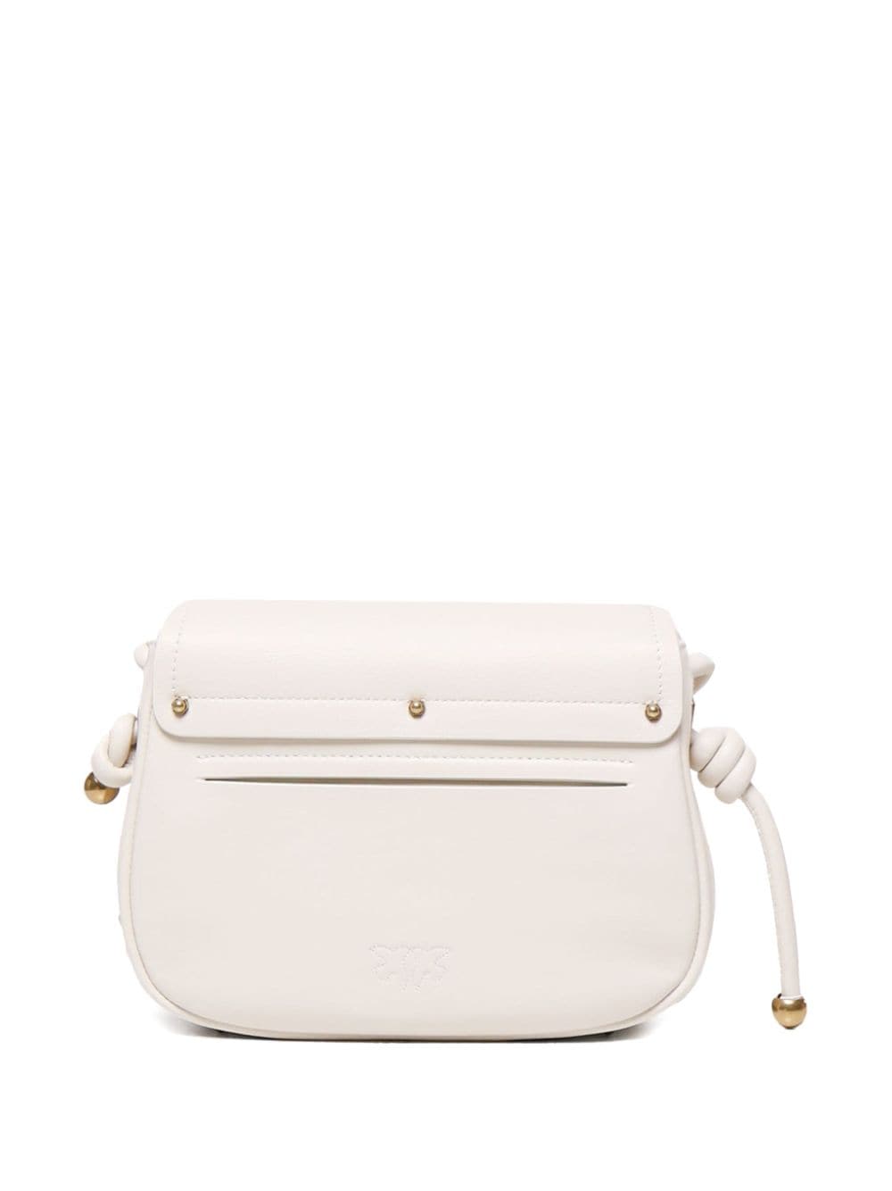 PINKO logo-buckle shoulder bag - Beige