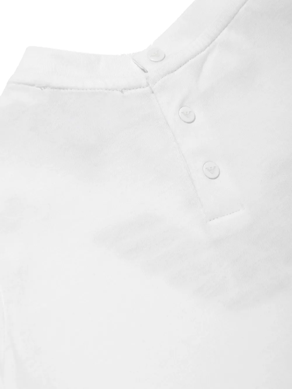 Emporio Armani Kids Katoenen T-shirt Wit