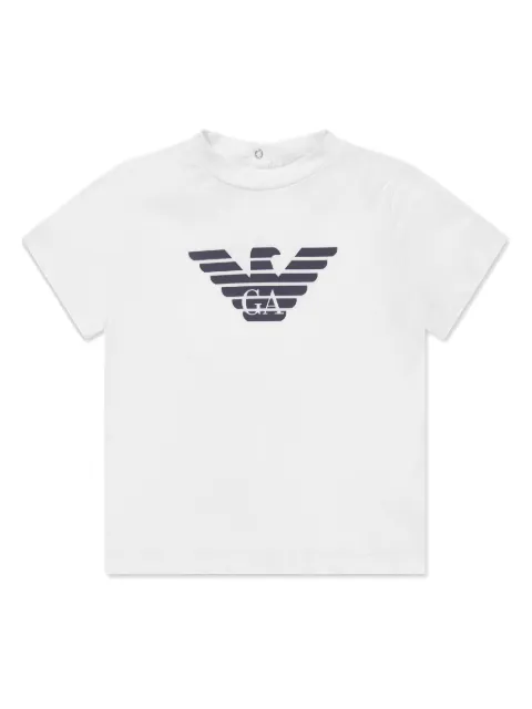 Emporio Armani Kids playera cuello redondo