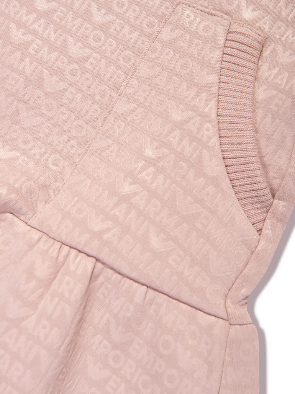 Emporio Armani Kids Jurk met logo Roze