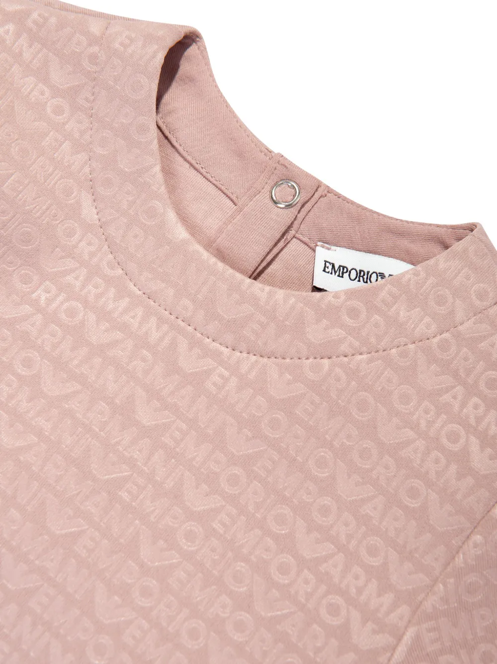 Emporio Armani Kids Jurk met logo Roze