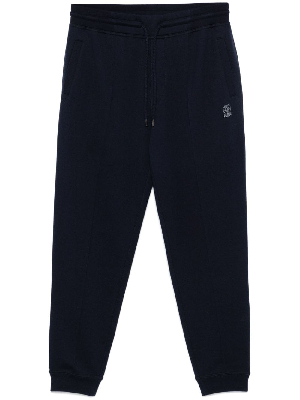 Brunello Cucinelli Trainingsbroek met logoprint Blauw