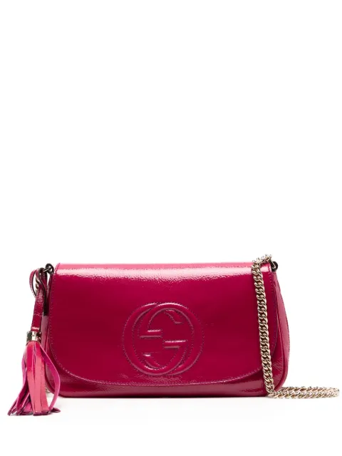 Gucci leather crossbody bag