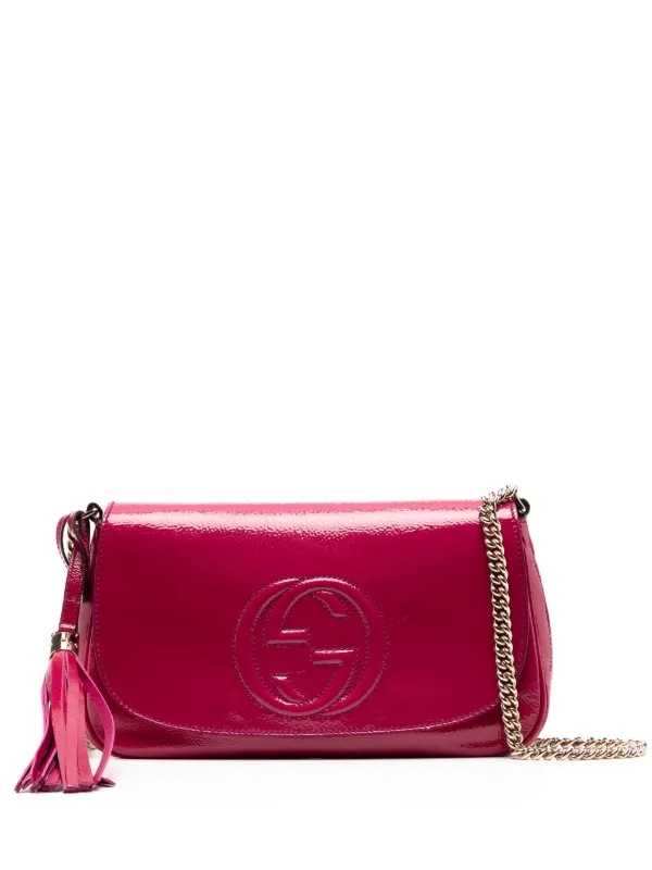 Gucci Bandolera De Piel Rosa FARFETCH ES