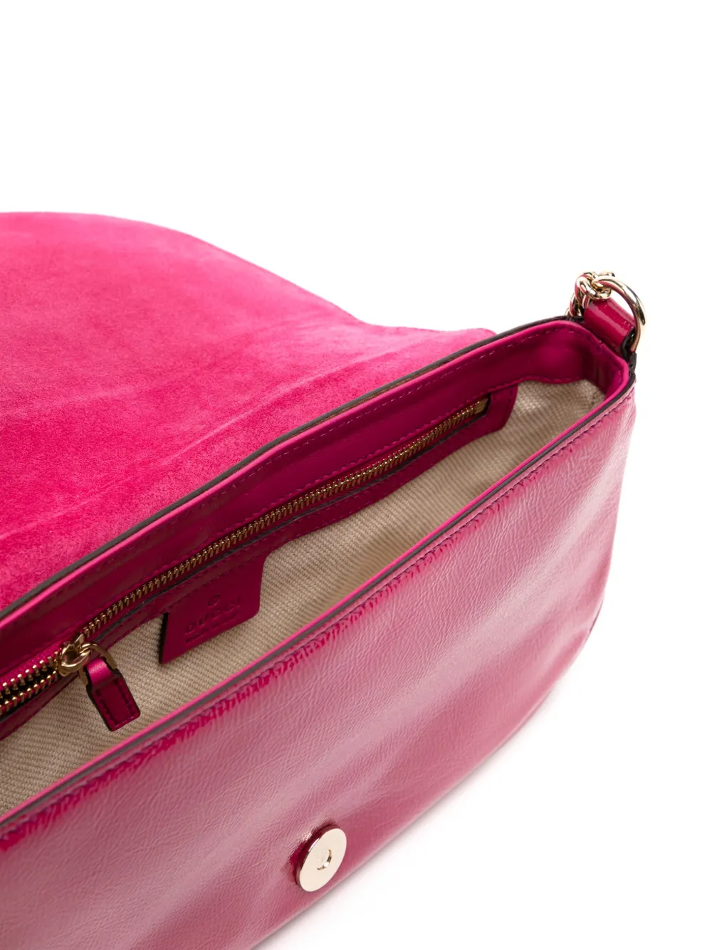 Gucci Leren crossbodytas Roze