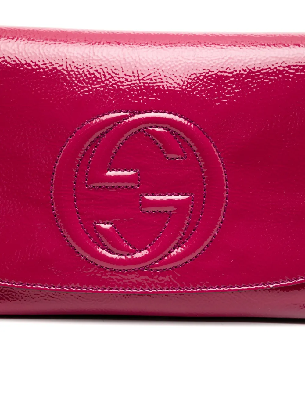 Gucci Leren crossbodytas Roze