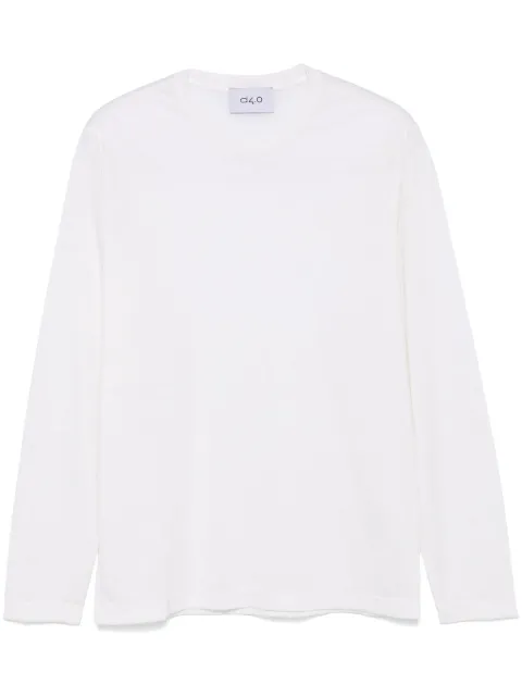 D4.0 slub-texture T-shirt
