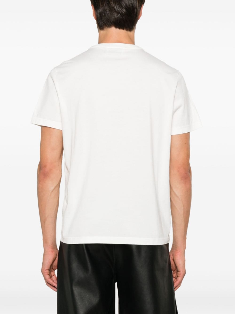 Shop D4.0 Cotton T-shirt In White