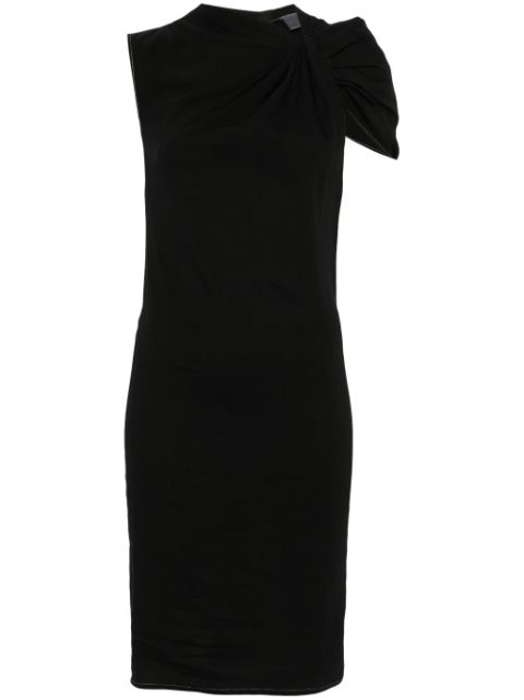 Lanvin 2010s knot-detail midi dress Women