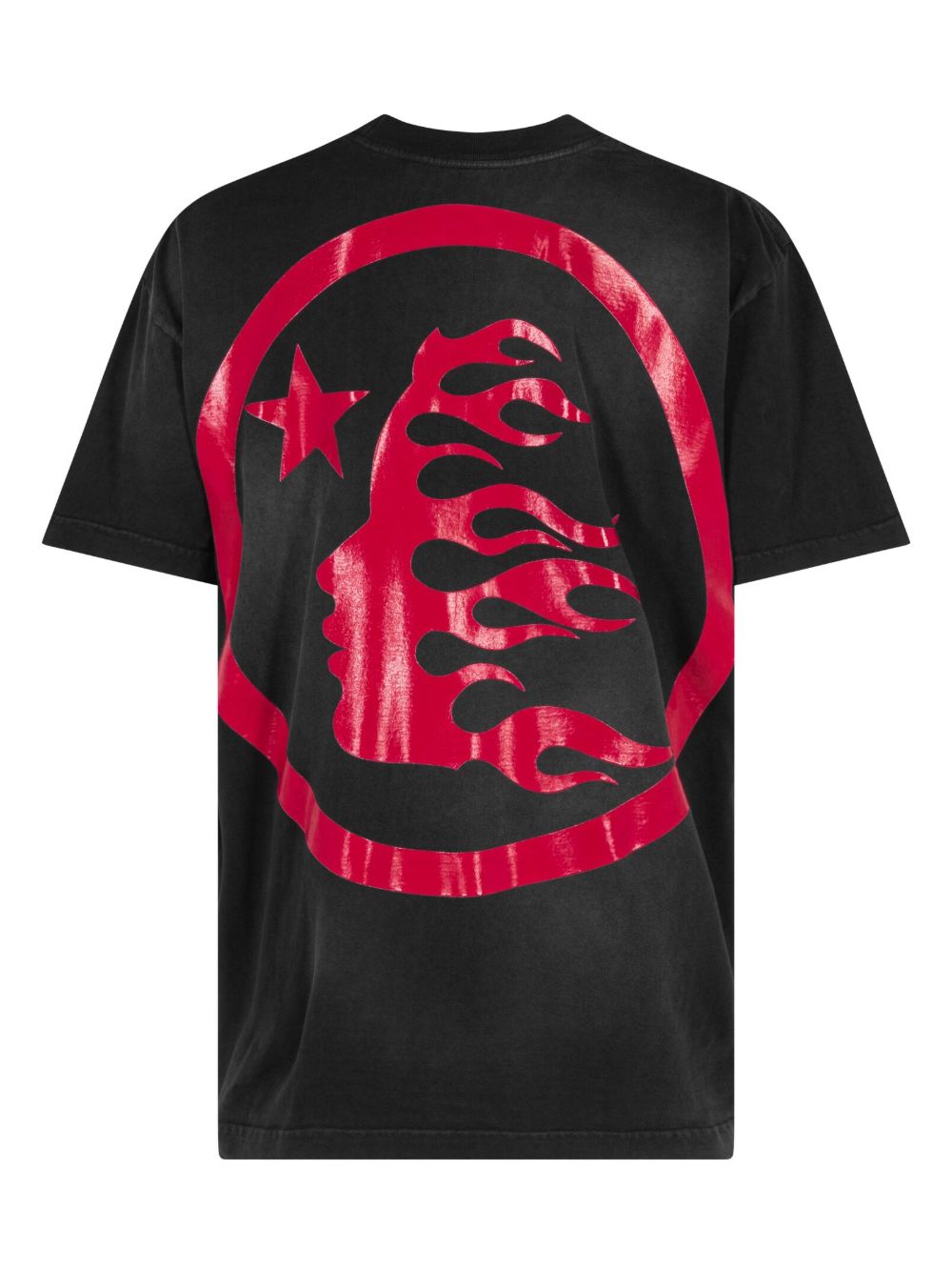 HELLSTAR Sport Logo Gel "Red" T-shirt - Zwart