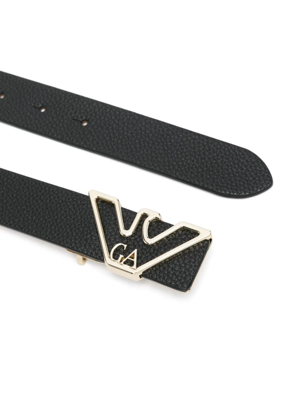 emporioarmani Emporio Armani Riem met logogesp - Zwart