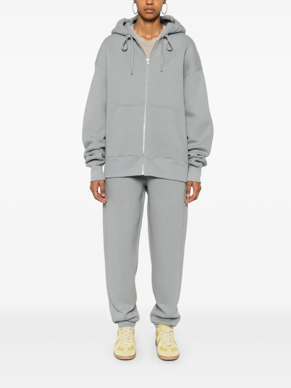 AMI Paris Trainingsbroek met logo Blauw