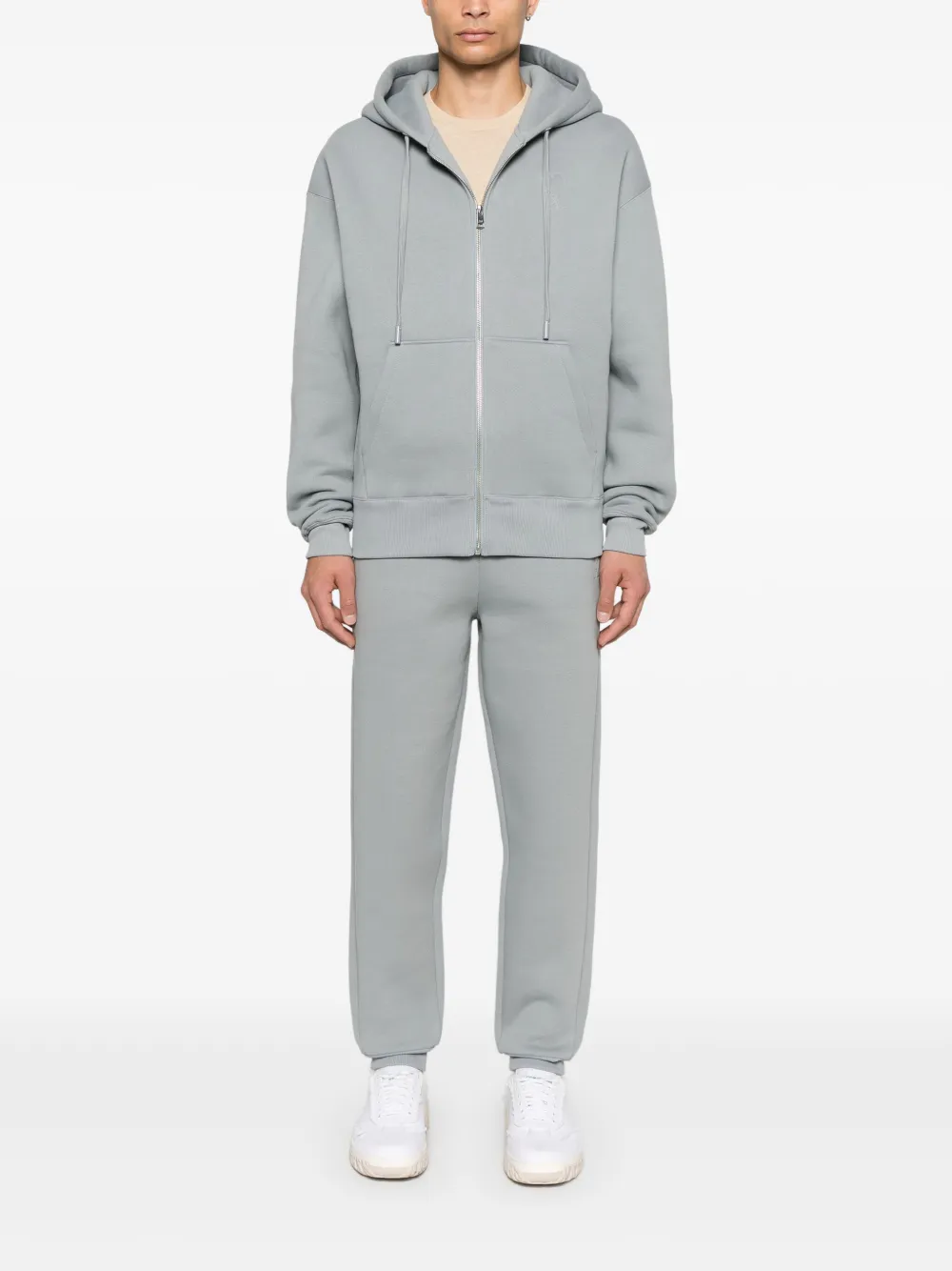 AMI Paris Hoodie met rits - Blauw