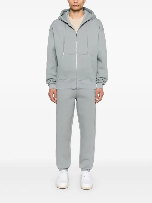 AMI|HOOD/ZIP-UP (HSW218 750 061) AMI Paris Ami De Coeur zip-up Hoodie | Blue | FARFETCH