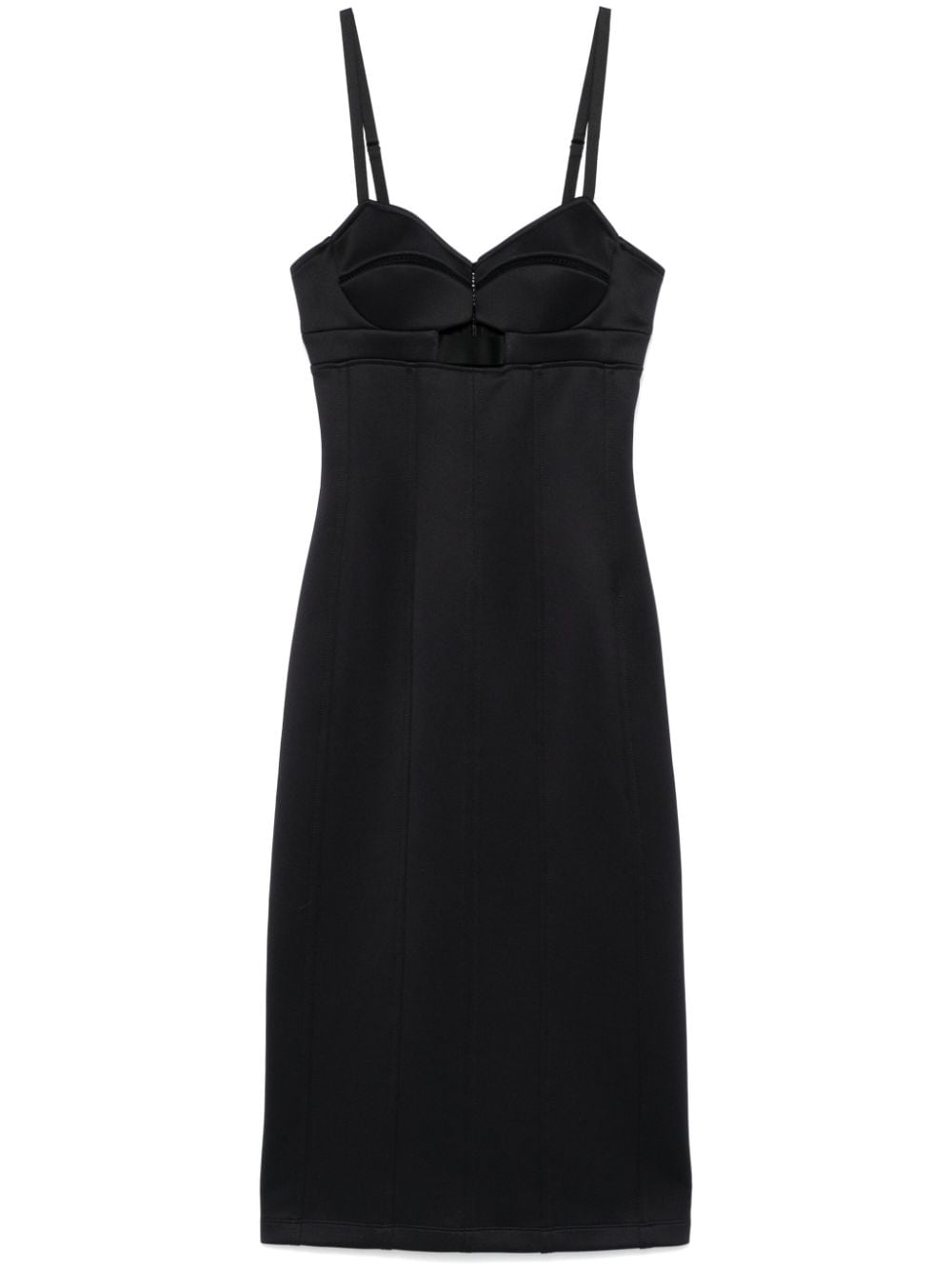 Giovanni Bedin bodycon midi dress - Nero