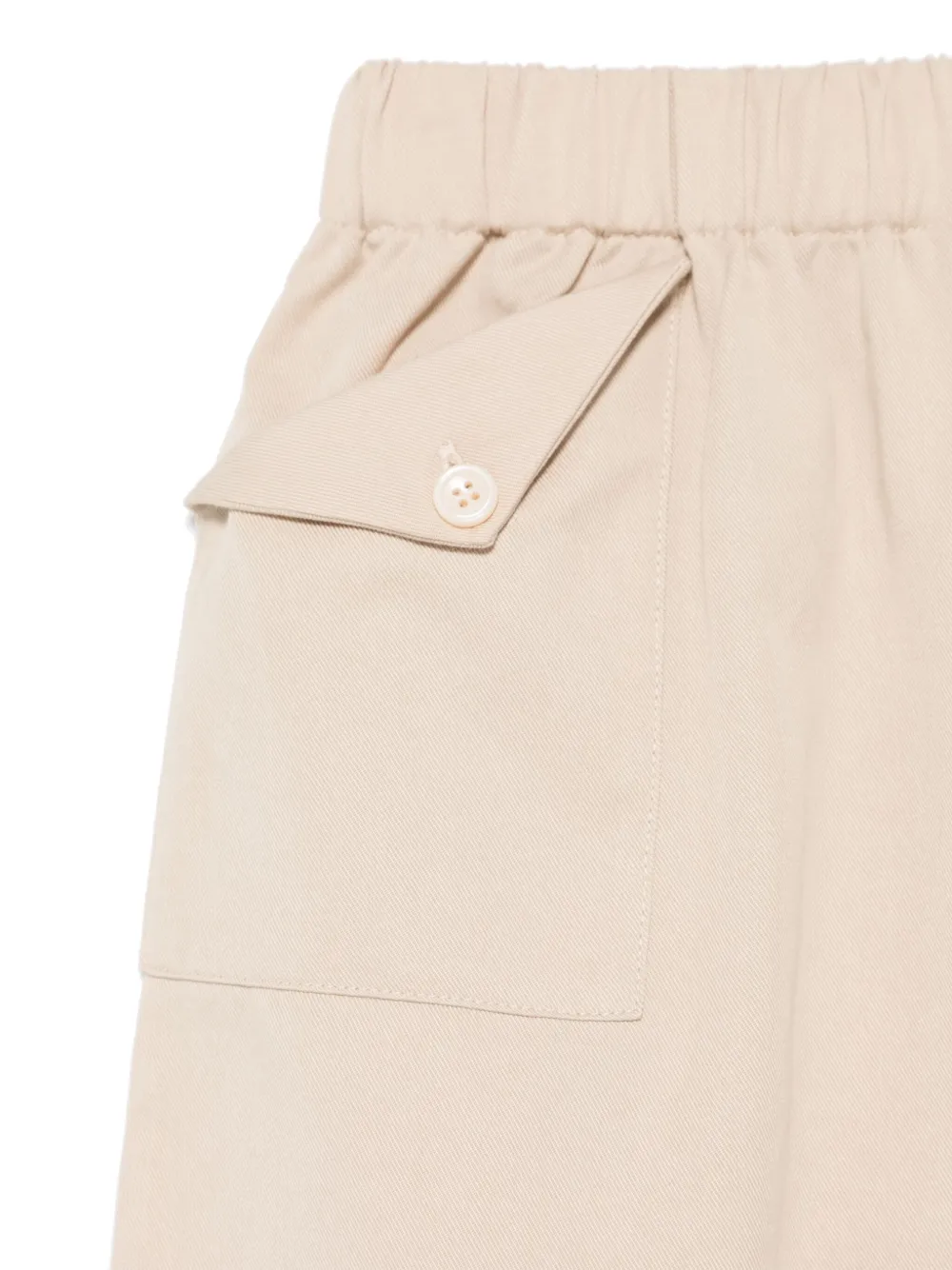 Burberry Kids Broek met geborduurd logo Beige